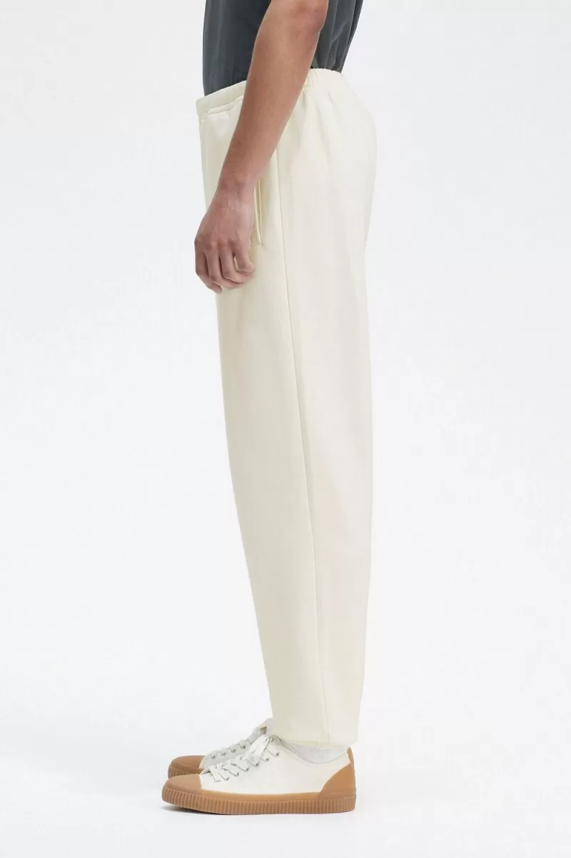 Fred Perry Badge Detail Track Mens Pants Beige GHMOP2431 1 - Fred Perry Badge Detail Track Men's Pants Beige | GHMOP2431