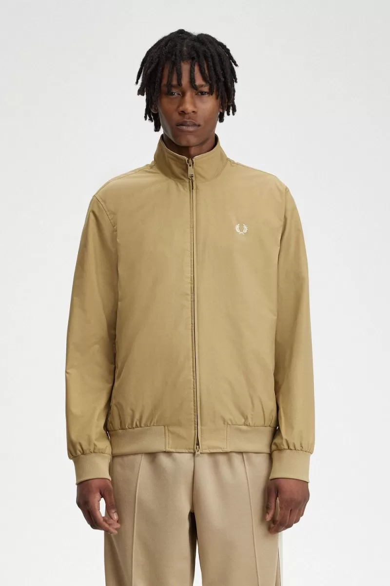 Fred Perry Brentham Mens Jackets Green YHPKR8530 - Fred Perry Brentham Men's Jackets Green | YHPKR8530